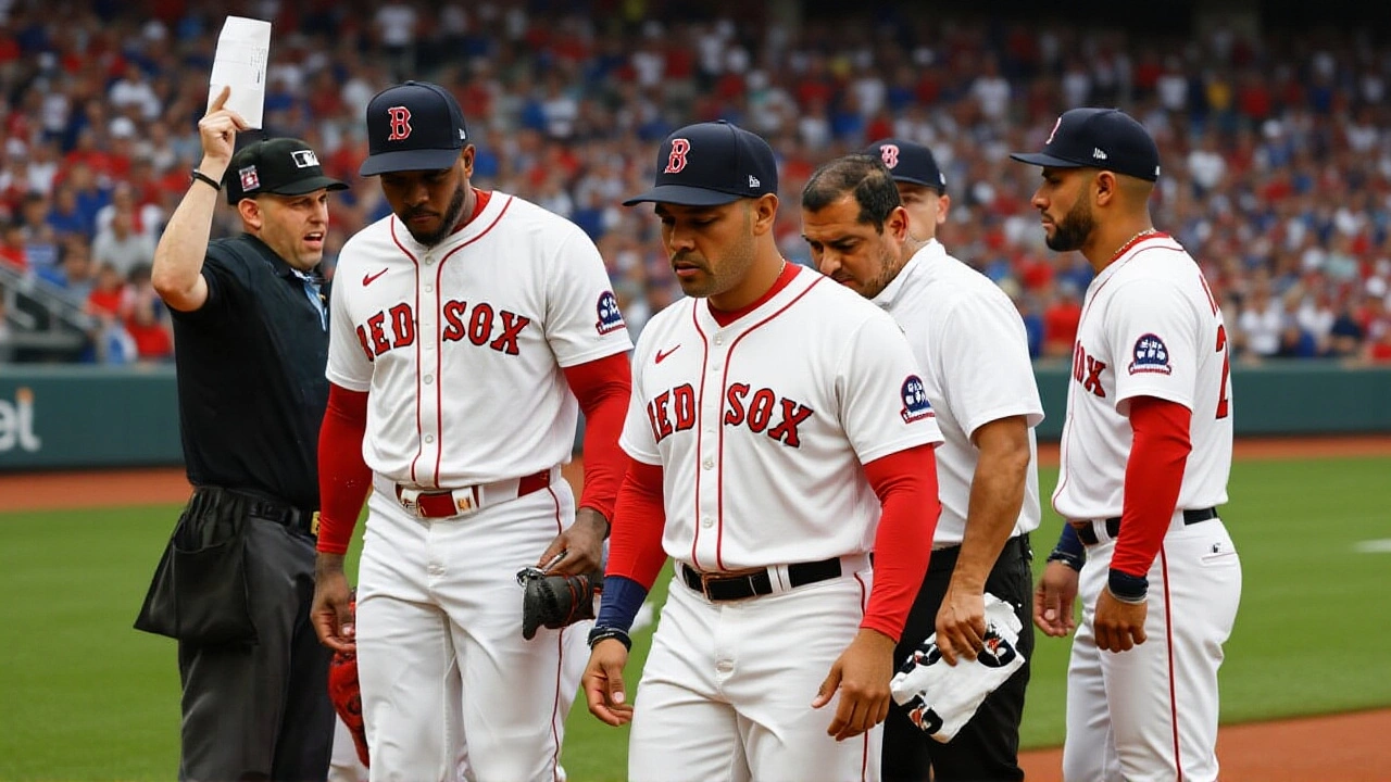 Red Sox Closer Aroldis Chapman Day-to-Day After Back Tightness vs Dodgers